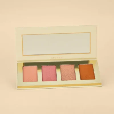 PALETA DE RUBOR, BRONZER E ILUMINADOR ESSENTIAL ATENEA